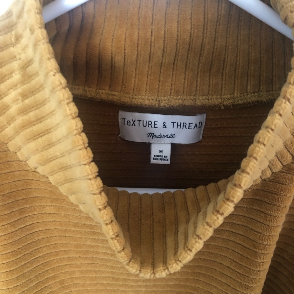 Texture & Thread by Madewell Corduroy Mock Neck Top - Picture 3 of 5